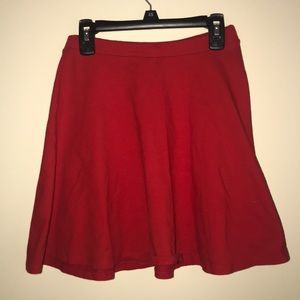 Red Skater Skirt